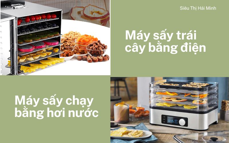 Các loại máy sấy trái cây phổ biến trên thị trường
