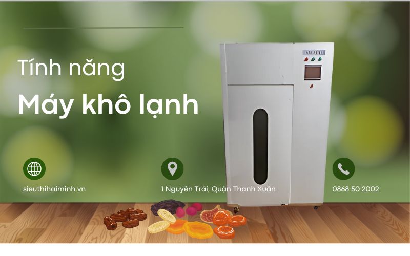 Các tính năng nổi bật của máy khô lạnh