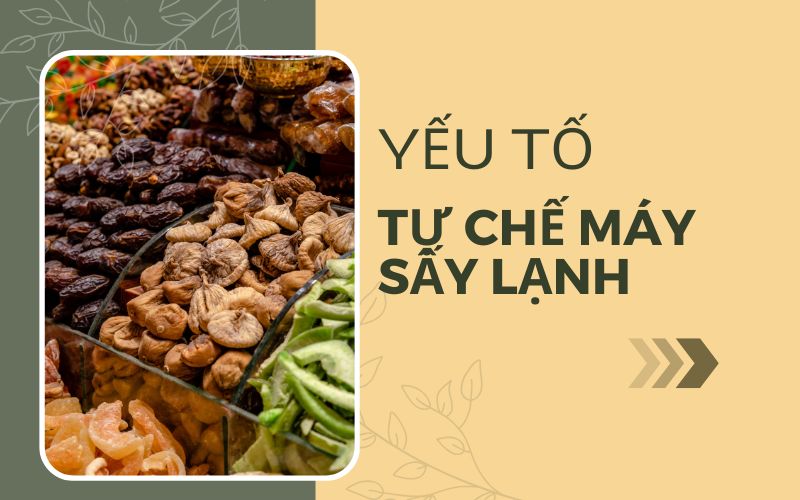 Các yếu tố cần cân nhắc khi tự chế máy sấy lạnh