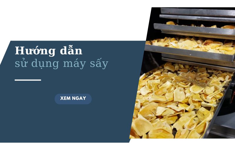 Hướng dẫn sử dụng máy sấy mít đảm bảo hiệu quả