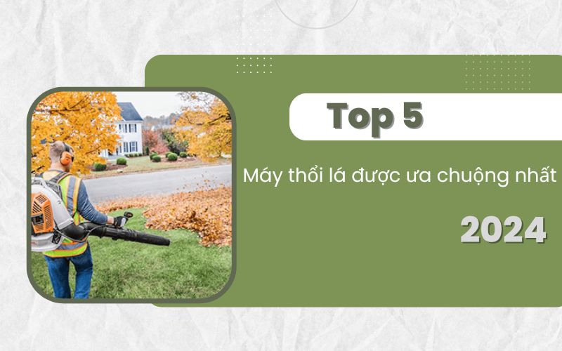 Khám phá top 5 máy thổi lá được ưa chuộng nhất hiện nay