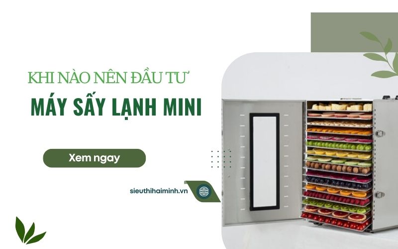 Khi nào nên đầu tư máy sấy lạnh mini