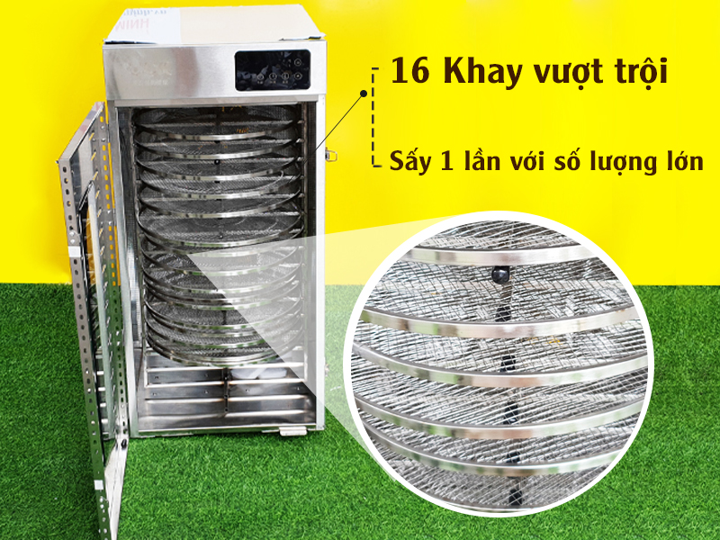 Máy sấy UCK 16 khay dạng tròn
