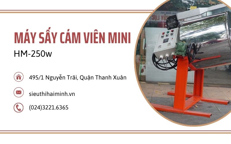 Máy sấy cám viên mini H​M-250w