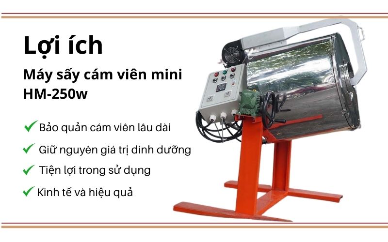 Lợi ích khi sử dụng máy sấy cám viên mini HM-250W