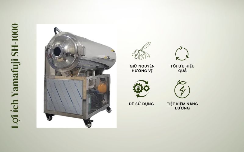 Lợi ích khi sử dụng máy có model SH-1000