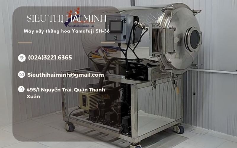 Thông số kỹ thuật máy sấy thăng hoa Yamafuji SH-50