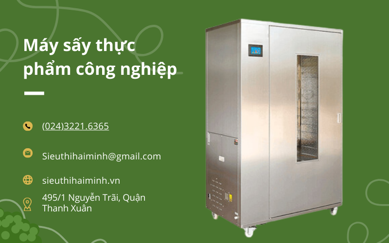 Máy sấy thực phẩm công nghiệp: Giải pháp cho doanh nghiệp