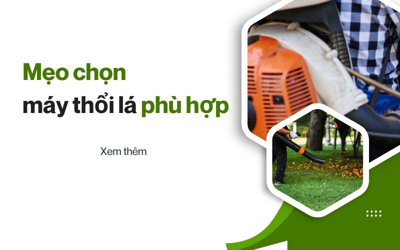 Mẹo chọn máy thổi lá phù hợp 