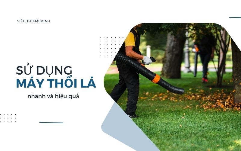 5 Mẹo sử dụng máy thổi lá nhanh và hiệu quả