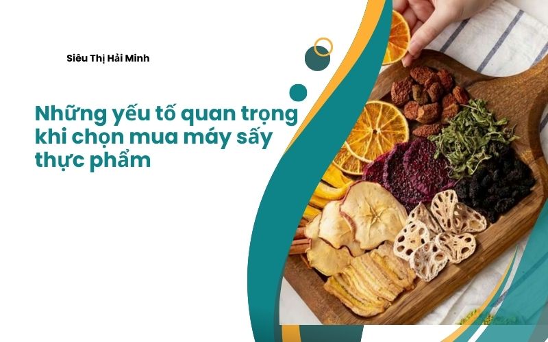 Những yếu tố quan trọng khi chọn mua máy sấy thực phẩm
