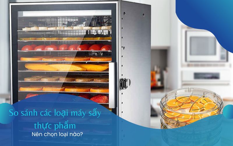 So sánh các loại máy sấy thực phẩm: Nên chọn loại nào? 