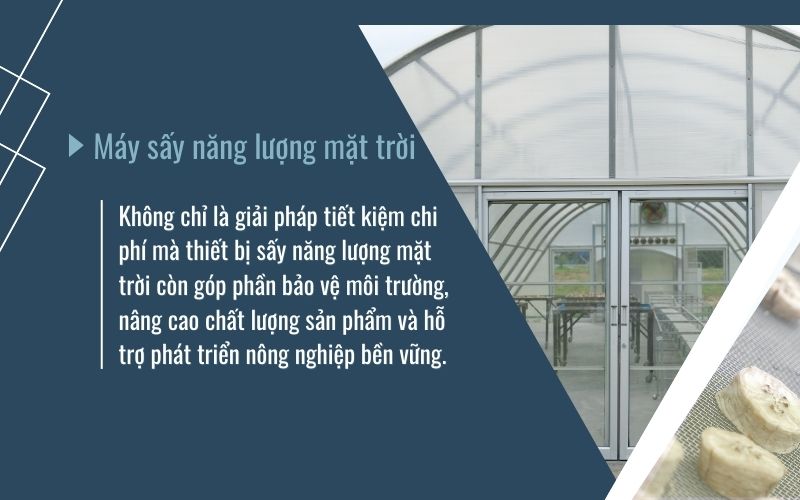Lợi ích vượt trội khi dùng máy sấy năng lượng mặt trời