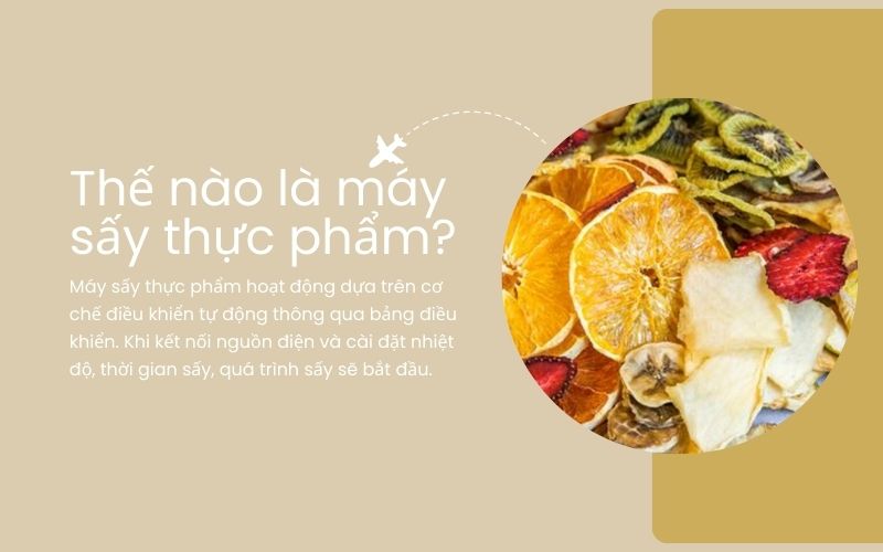 Thế nào là máy sấy thực phẩm?