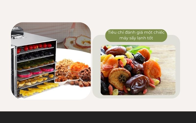 Tiêu chí đánh giá một chiếc máy sấy lạnh tốt