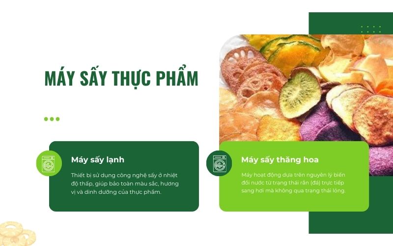 Tìm hiểu tổng quan về máy sấy thực phẩm