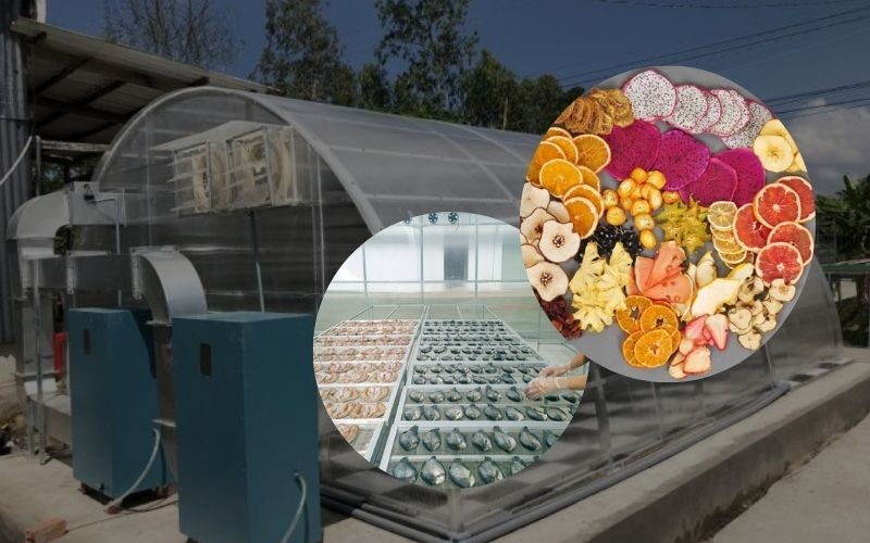 Ứng dụng của máy sấy năng lượng mặt trời