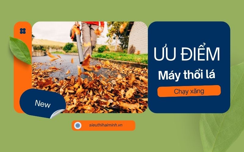 Những ưu điểm nổi bật của máy thổi lá chạy xăng