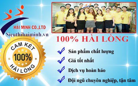 Cam kết 100% khách hàng hài lòng với dịch vụ tại Hải Minh