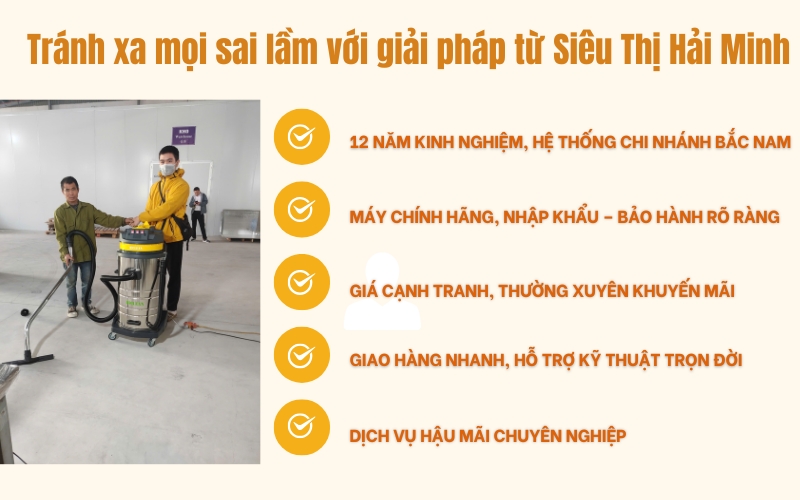 Tránh xa mọi sai lầm với giải pháp từ Siêu Thị Hải Minh
