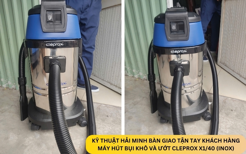 Máy Hút Bụi Khô Và Ướt CleproX X1/40 (inox)