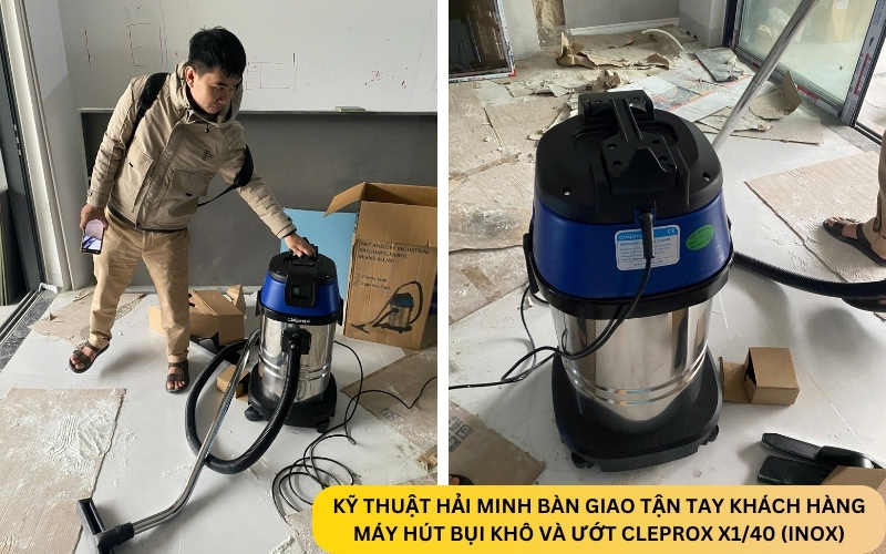Máy Hút Bụi Khô Và Ướt CleproX X1/40 (inox)