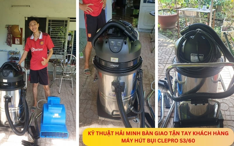 Máy hút bụi Clepro S3/60