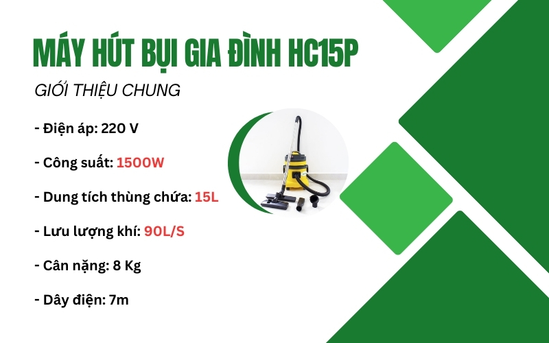 Máy hútHiClean HC15P