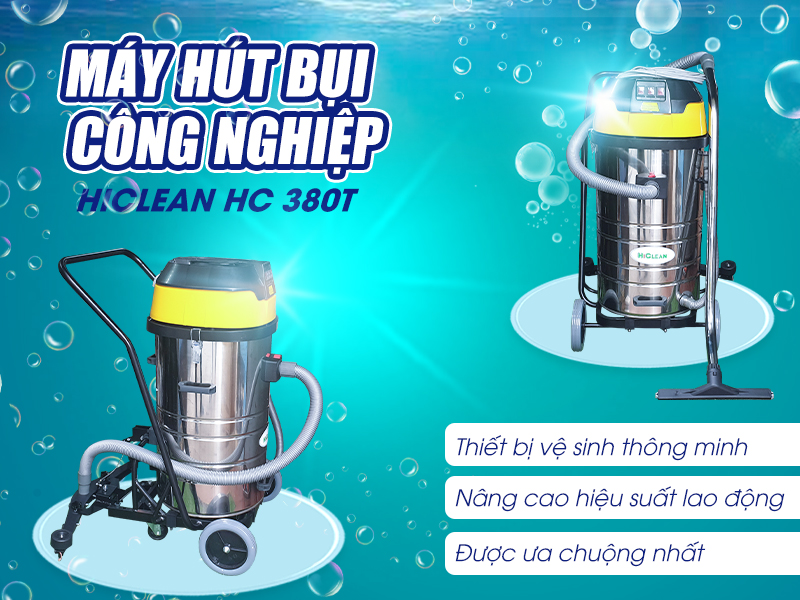 Máy hút bụi công nghiệp HiClean HC 380T