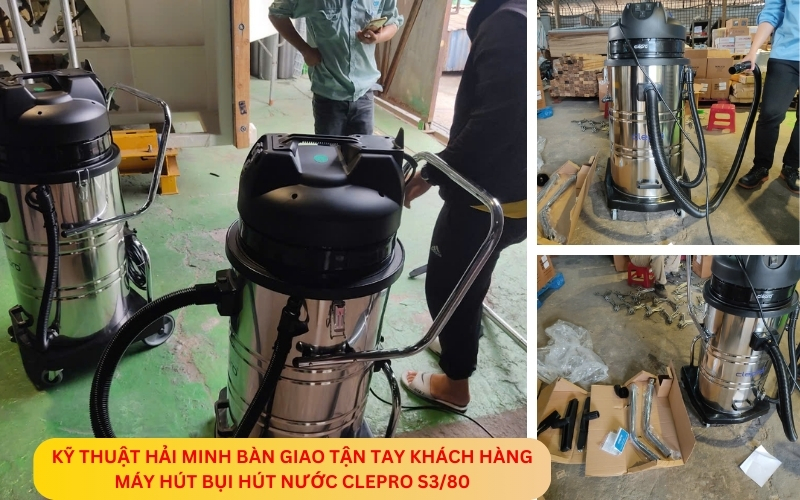 Máy hút bụi hút nước Clepro S3/80