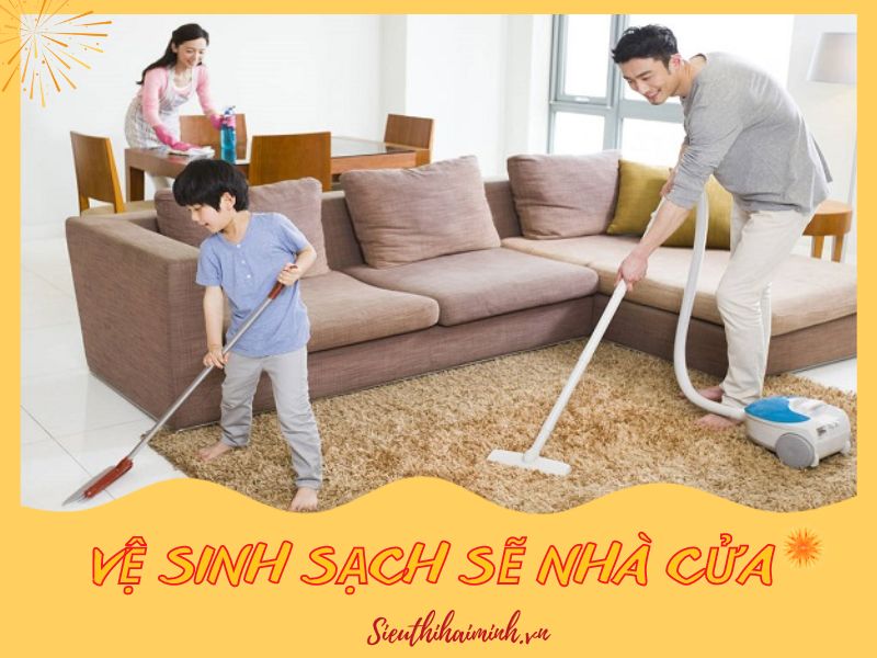 Vệ sinh nhà cửa và xe cộ