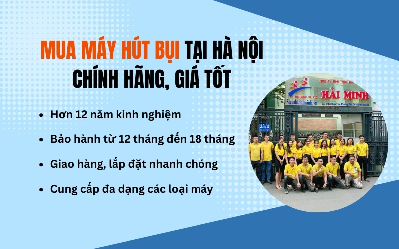 Mua máy hút bụi tại Hà Nội chính hãng, giá tốt