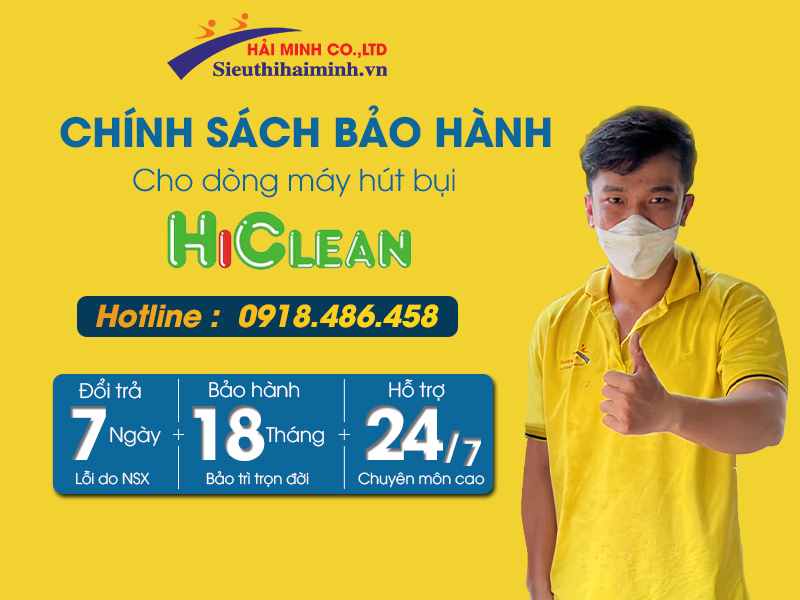 Máy hút bụi HiClean HC15P