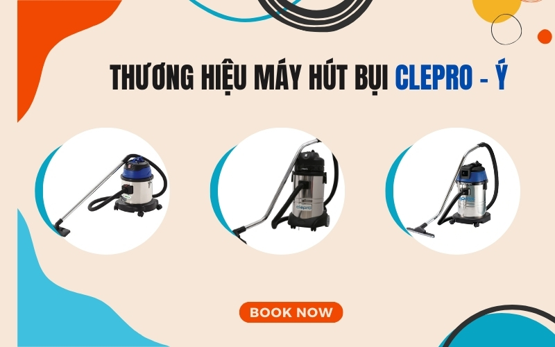 Máy hút công nghiệp công suất lớn Clepro – Ý