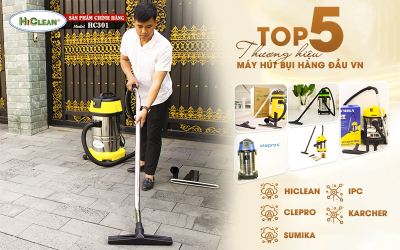 5+ Thương hiệu máy hút bụi hàng đầu Việt Nam