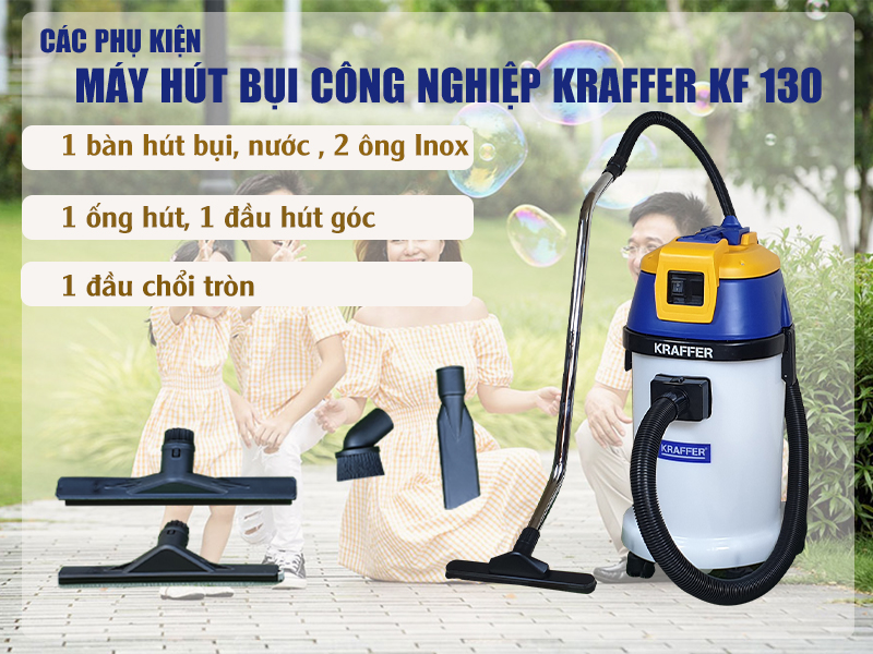 các phụ kiện máy hút bụi công nghiệp