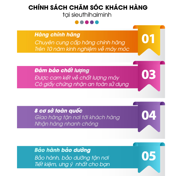 Chính sách máy hut bụi