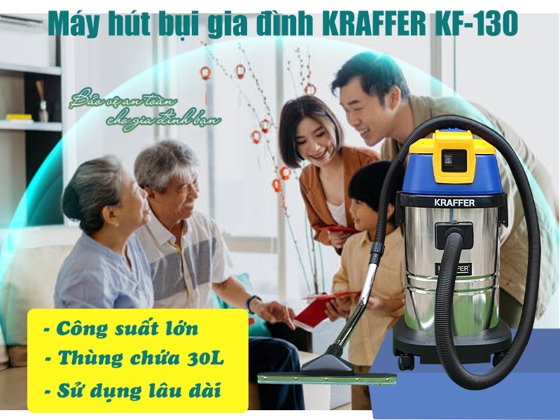 máy hút bụi KF130 inox