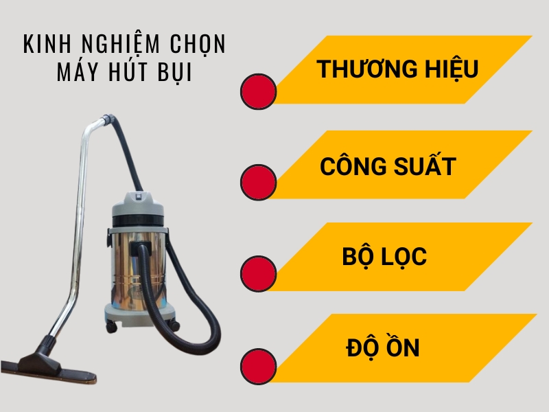 kinh nghiệm chọn máy hút bụi