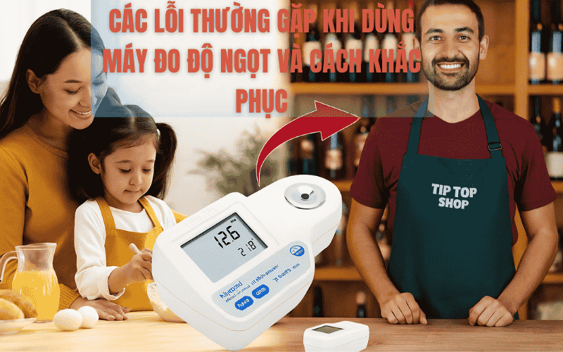 Các Lỗi Thường Gặp Khi Dùng Máy Đo Độ Ngọt Và Cách Khắc Phục