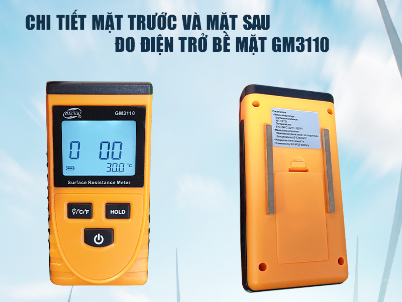 Chi tiết mặt trước mặt sau GM3110