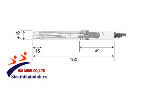 Điện cực nhựa 3-trong-1 đo pH 9625-10D