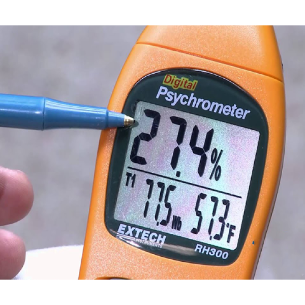 Photo - Máy đo độ ẩm kết hợp đầu dò nhiệt độ bên ngoài EXTECH RH300