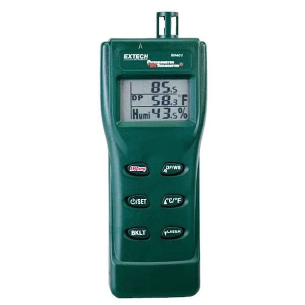 Photo - Máy đo độ ẩm tích hợp nhiệt kế hồng ngoại Extech RH401