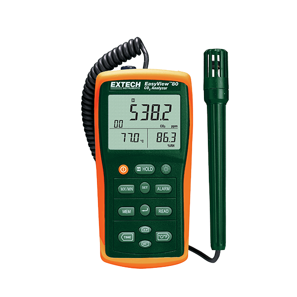 Photo - Máy đo khí CO2 nhiệt độ độ ẩm ghi dữ liệu Extech EA80