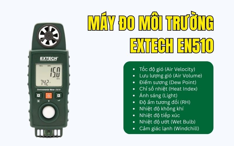 Máy đo môi trường Extech EN510