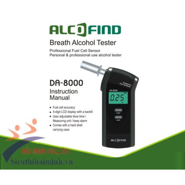 Photo - Máy đo nồng độ cồn ALCOFIND DA-8000