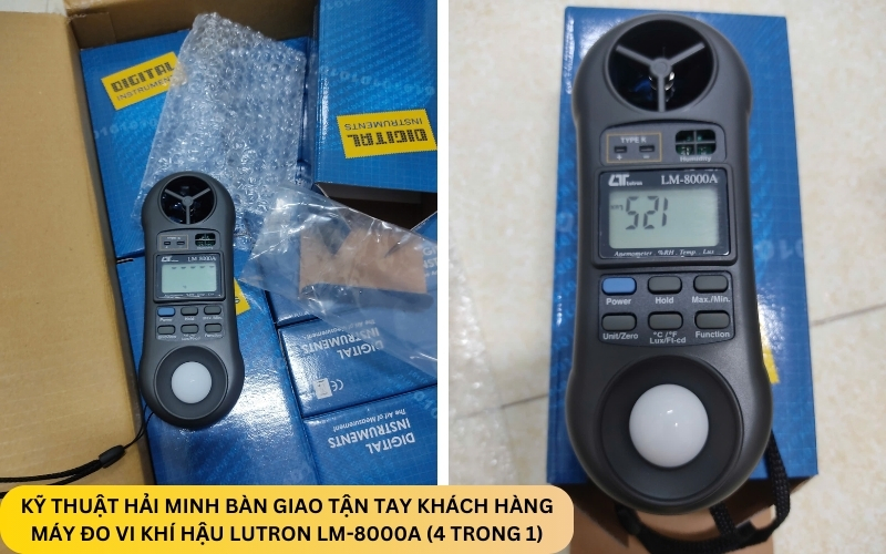Máy đo vi khí hậu Lutron LM-8000A (4 trong 1)