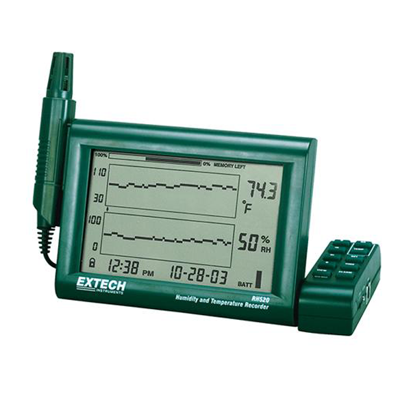 Photo - Máy ghi biển đồ nhiệt độ và độ ẩm EXTECH RH520A