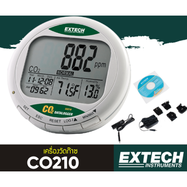 Photo - Máy ghi dữ liệu ​nồng độ không khí CO2 nhiệt độ, độ ẩm Extech CO210